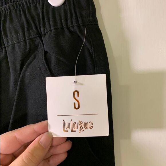 LuLaRoe NEW‎ Small Black Denim Supply Pants - Picture 4 of 6